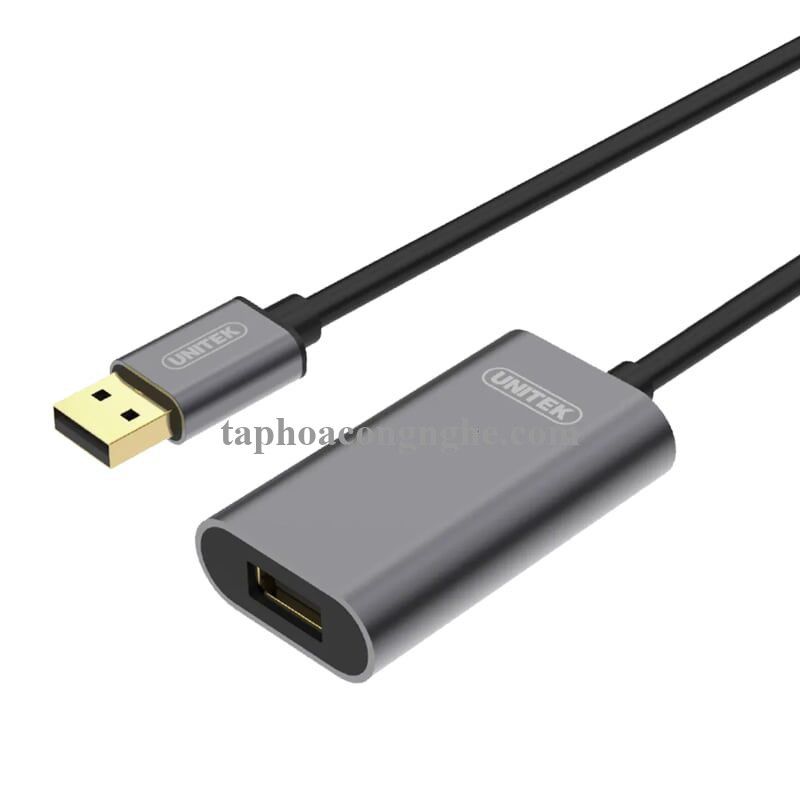 Unitek 98063 Y-271 2.0 5M Màu Xám Cáp Usb Nối Dài Extension có IC khuếch đại 30098063